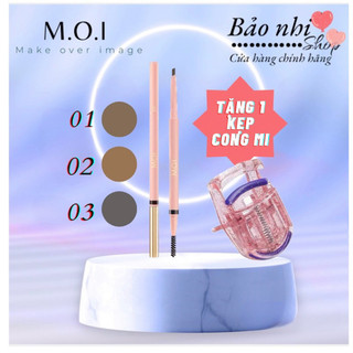 Chì kẻ chân mày m.o.i mua 1 chì mày tặng 1 bấm cong mi nhỏ gọn , tiện lợi, phiên bản giới hạn