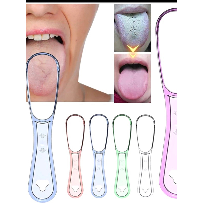 Dụng cụ cạo lưỡi , vệ sinh lưỡi