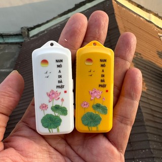 Máy niệm phật mini hy-88. 50 bài có khe thẻ. máy niệm phật tí hon - mới. máy niệm phật mini hoa sen sẵn 50 - 55 bài tí h