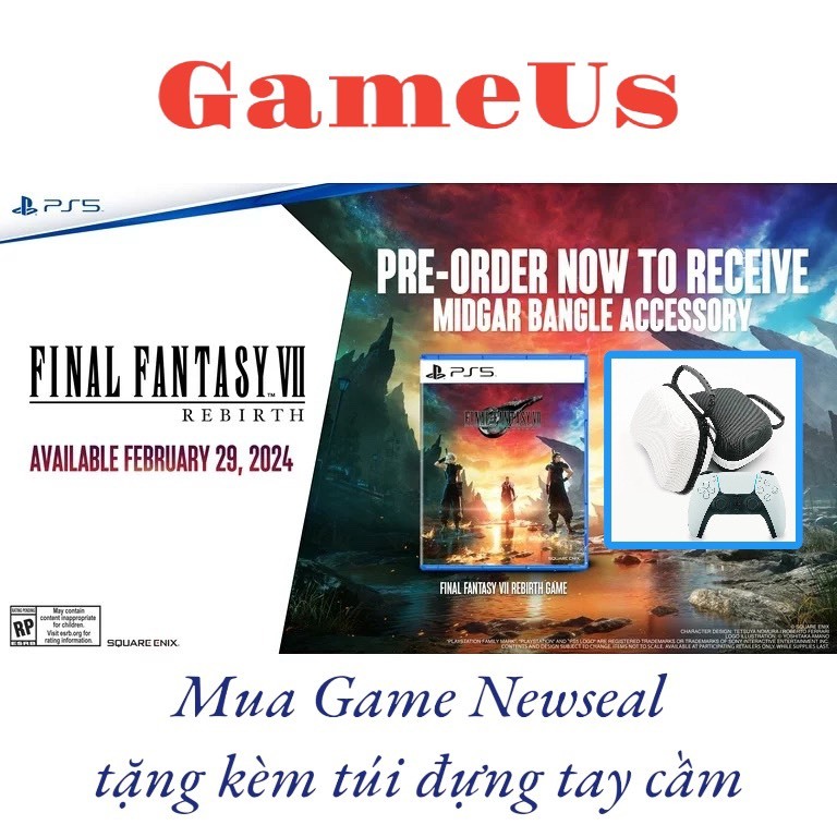 Đĩa game PS5  Final Fantasy VII Rebirth