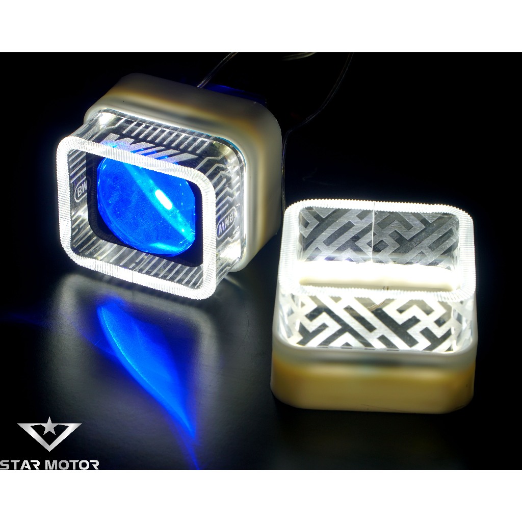 Vòng Led 3D trắng dành cho bi cầu Led vuông 1.5 ( Vòng 3D cho bi cầu MT1.5 )