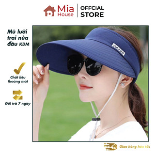 Mũ lưỡi trai nửa đầu KDM - Mũ lưỡi trai thể thao nửa đầu dành cho nữ, thời trang, phong cách, hiện đại