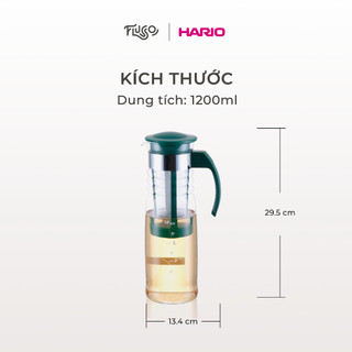 Bình Pha Cà Phê Cold Brew, Pha Trà Hario 1.2L