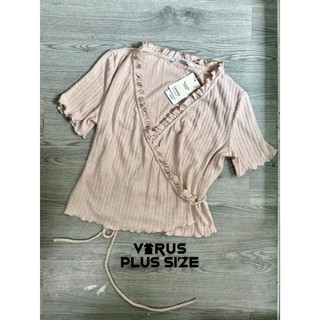 [virusplussize]Áo len Wrap MnG xuất dư bigsize [MNGA13]