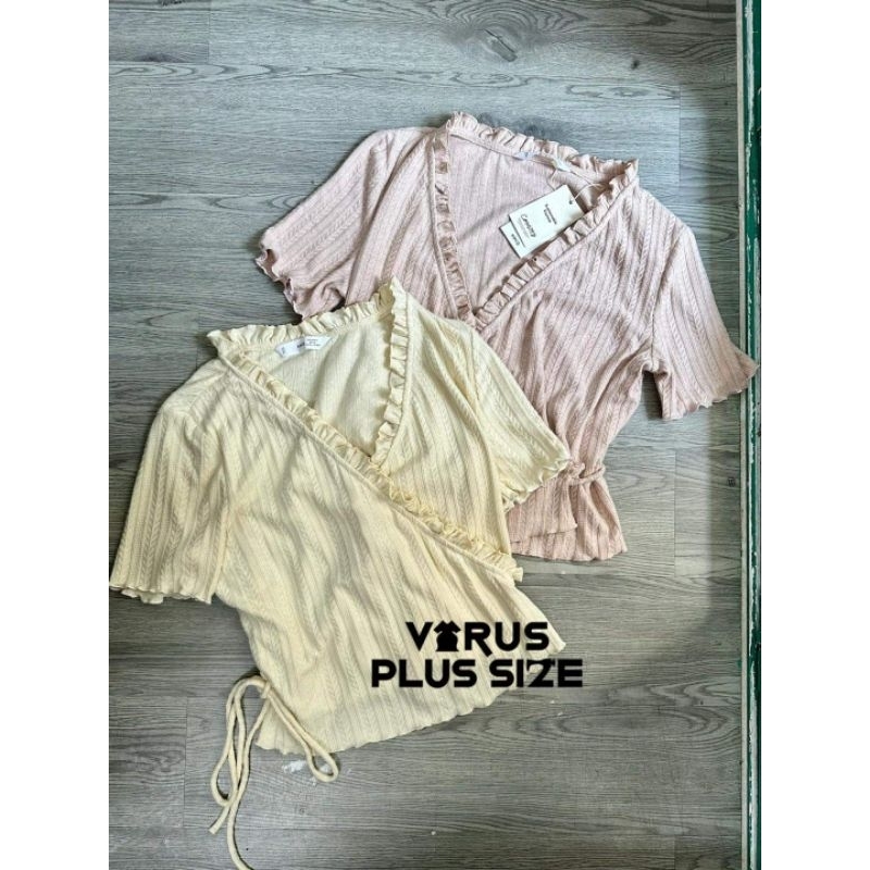 [virusplussize]Áo len Wrap MnG xuất dư bigsize [MNGA13]