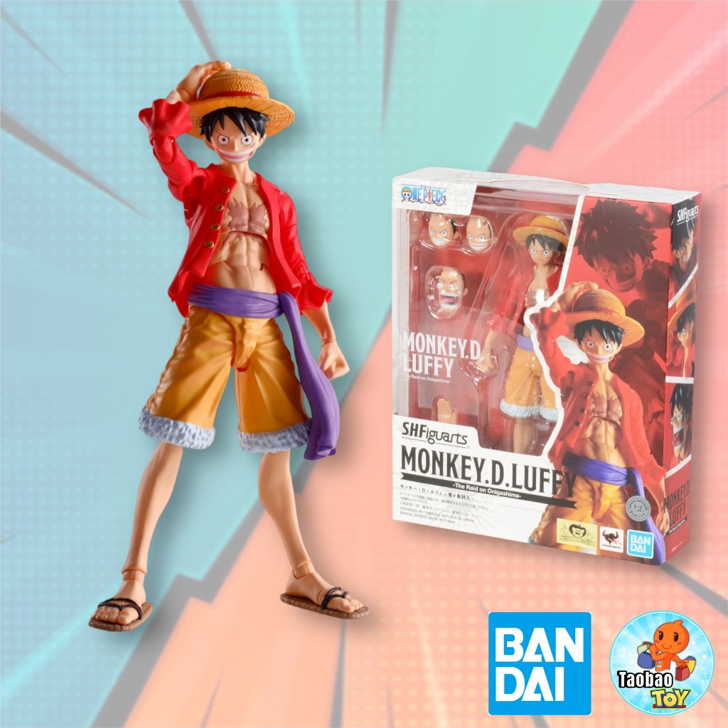 Mô Hình Chính Hãng BANDAI SHF One Piece: SHFiguarts Monkey D Luffy