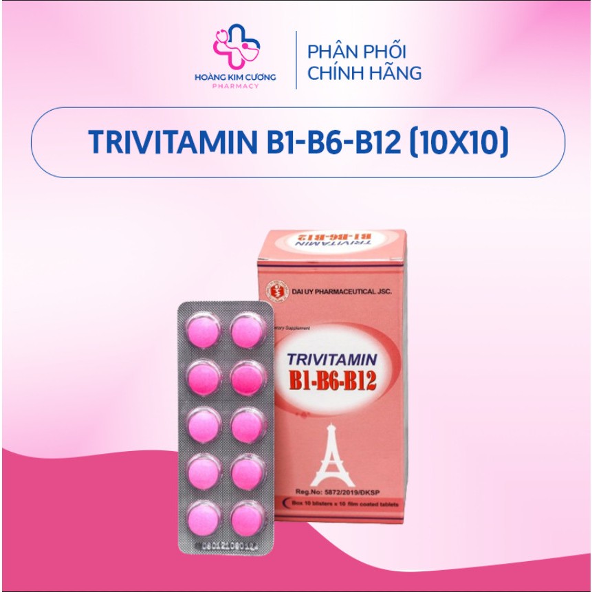 Hộp TRIVITAMIN bổ sung B1-B6-B12