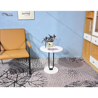Mẫu bàn trà tròn cạnh sofa, bàn cho quán cafe, trà sữa, bàn trang trí cho phòng khách SP6806