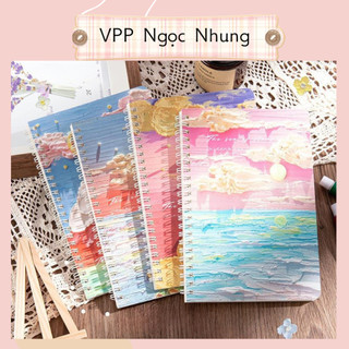 Sổ lò xo A5 nhiều mẫu, nhiều màu đáng yêu
