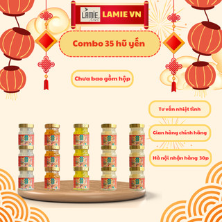 35 HŨ  YẾN SÀO CAO CẤP THƯƠNG HIỆU LAMIE NEST (chưa bao gồm hộp xách tay)