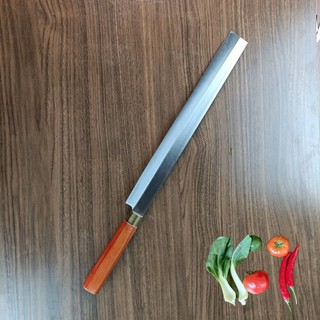 Dao chuyên thái sashimi thép không gỉ hàng rèn thủ công 50 cm