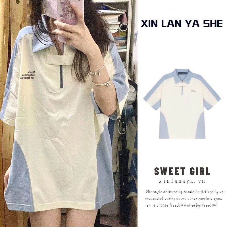ÁO THUN POLO FORM RỘNG CÁ TÍNH
