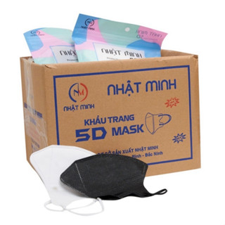 Thùng 200 Chiếc Khẩu Trang 5D MASK NHẬT MINH Tiên Lợi - Giá Rẻ