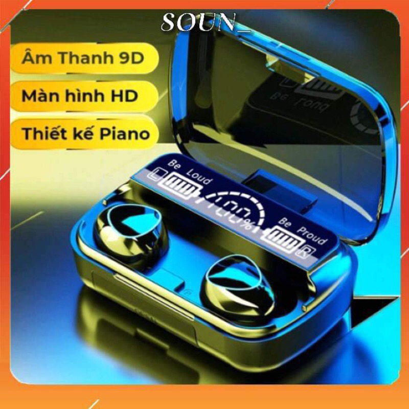 Tai nghe m10 bluetooth, tai nghe không dây m10, chống nước