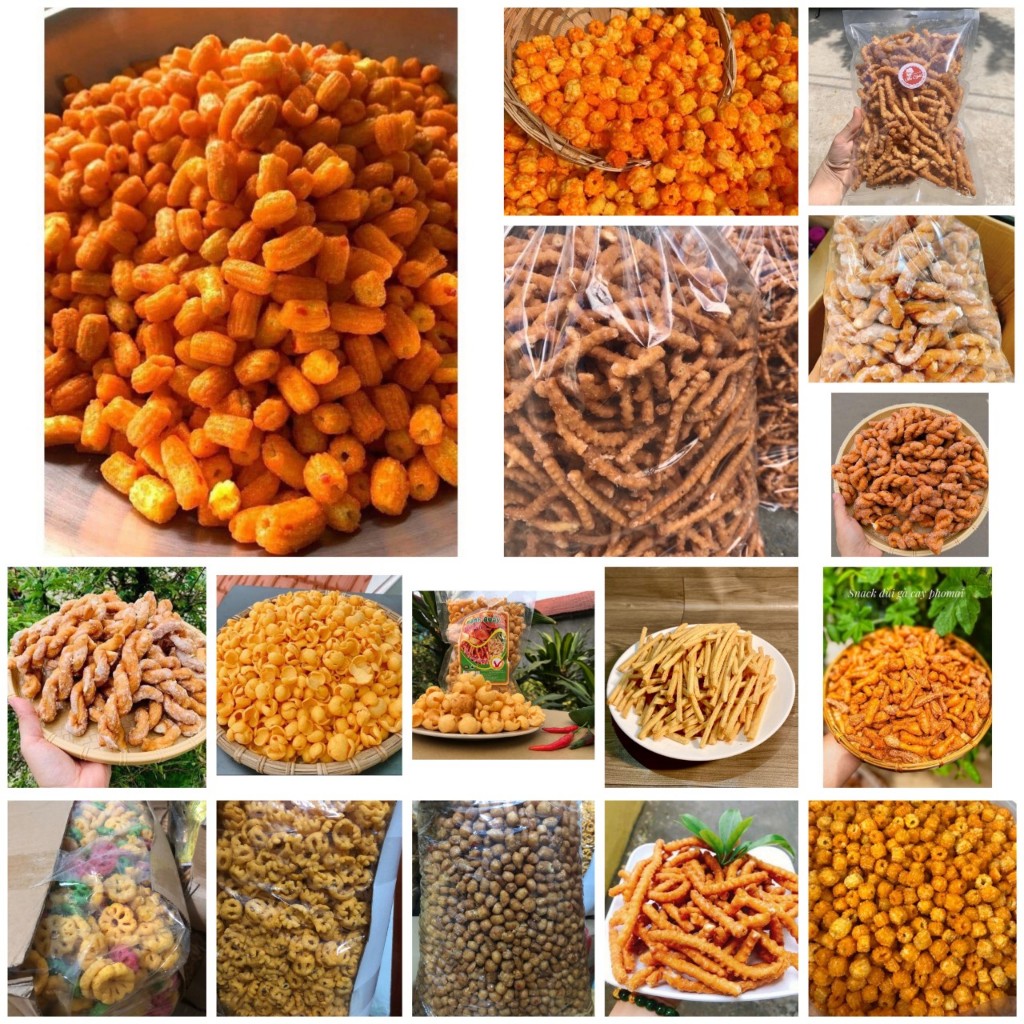 Snack ăn vặt tự chọn giá rẻ nhiều món đa dạng, bim bim cân các loại