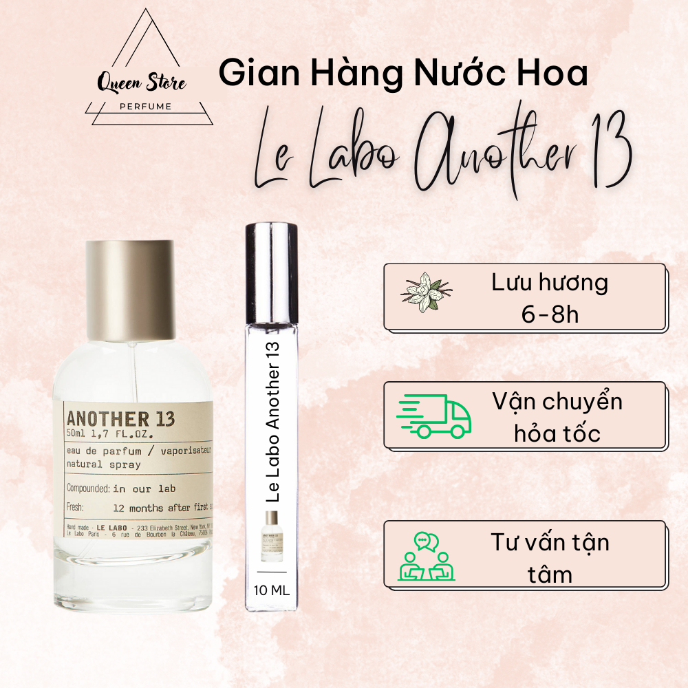Nước Hoa Unisex Le Labo Another 13 chiết 10ml hương thơm tinh khôi dịu nhẹ thanh cao - Queenn__store
