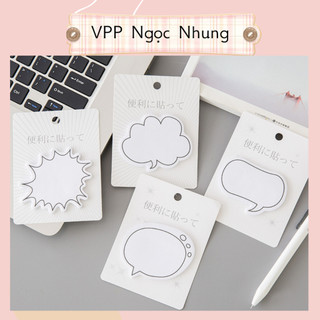 Giấy note ghi chú phong cách Nhật bản sáng tạo
