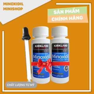 Minoxidil 5% dạng lỏng mọc râu tóc kirkland mỹ combo 2 lọ