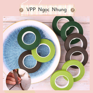 DIY băng keo sáp làm hoa, quấn cành, quấn thân cây
