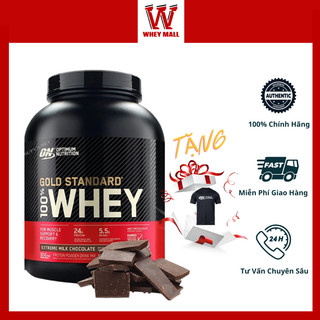Sữa tăng cơ optimum nutrition gold standard 100% whey on 5 lbs - whey on gold 5lbs authenic 100%
