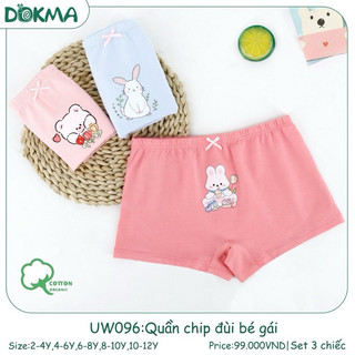 DOKMA - Set 3 chip đùi bé gái