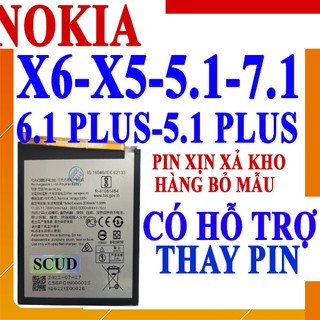 Pin Scud cho Nokia 6.1 Plus, Nokia 5.1 Plus, Nokia X6, Nokia 7.1, Nokia X5 mã HE342 - 3060mAh