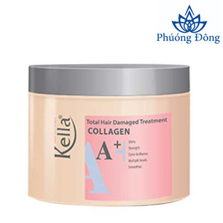 Kem hấp dầu dưỡng tóc Kella Colagen A+ 300ml Chính hãng