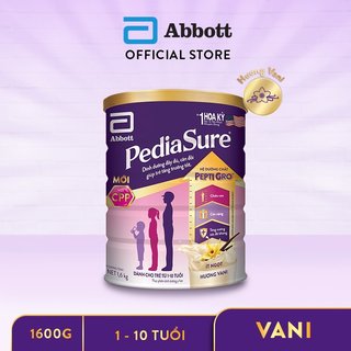 Bộ 3-6 lon Sữa bột Pediasure 1.6kg hương vani