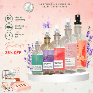 Xịt thơm gối, xịt gối,chăn bath and body works 156ml