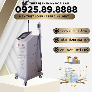 Máy Supper Nano Light 2in1 triệt lông + laser