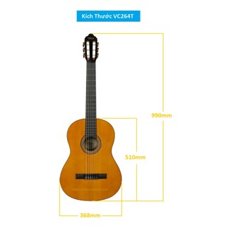 Đàn Guitar Classic Valencia VC264T