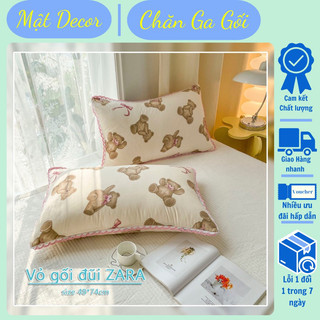 Vỏ Gối Đầu Xơ Đũi Kích Thước 50 x 70 cm mẫu mới