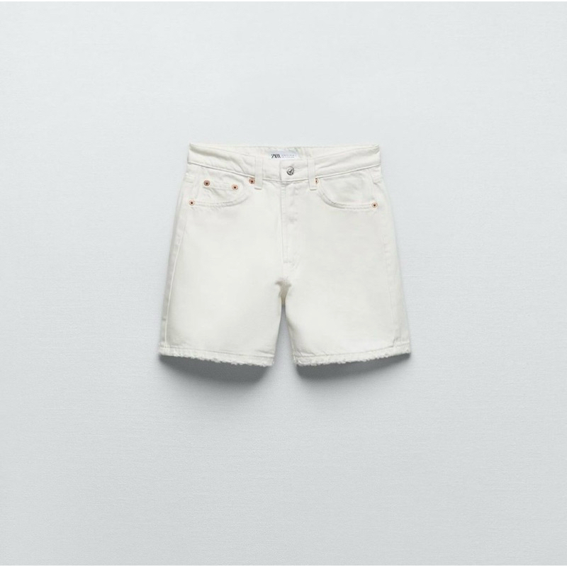 Quần short bò cạp cao Zara Authentic