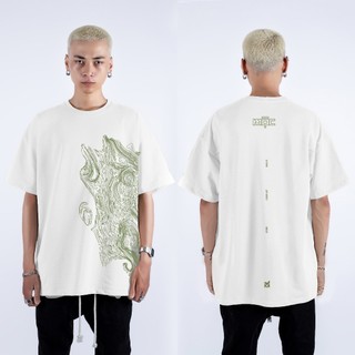 Xfire mộc tshirt in white