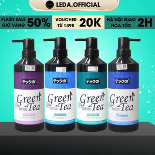 Dầu gội GREEN TEA MEIKI, Dầu gội xả Meiki phục hồi, giảm gàu, kiềm dầu, dầu gội nhật bản trà xanh 780ML