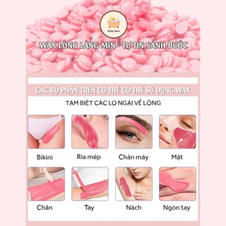 Sáp wax lông cao cấp siêu bám [ 100gr ] Sáp dừa sữa coconut