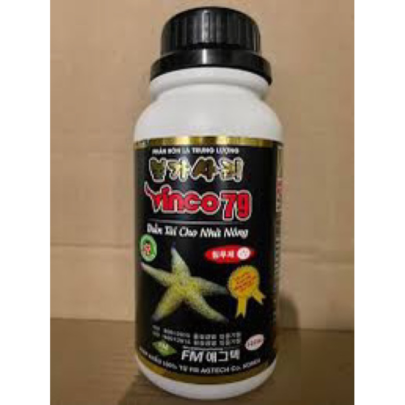 Phân bón [HỮU CƠ] VINO79 - VINCO79 500ml- giúp tăng khả năng thụ phấn, lớn trái, cây xanh dày lá, bề