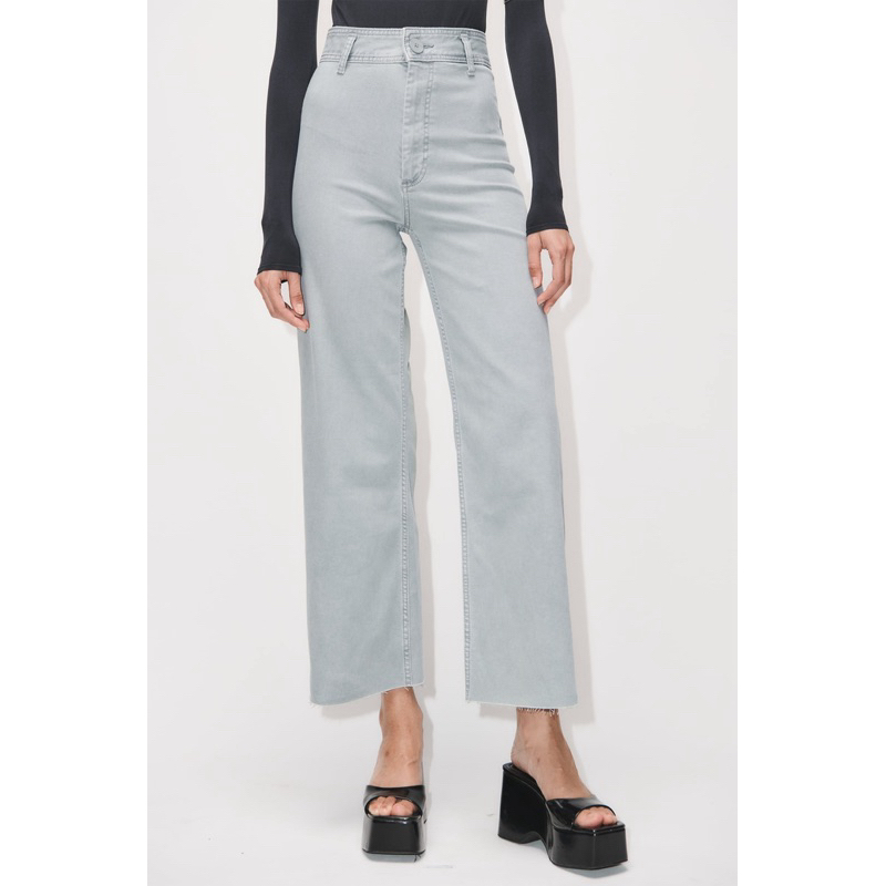 Quần bò ống rộng Zara authentic