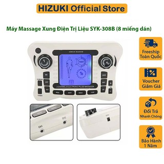 Máy massage xung điện, máy mát xa châm cứu 8 miếng dán SYK-308B
