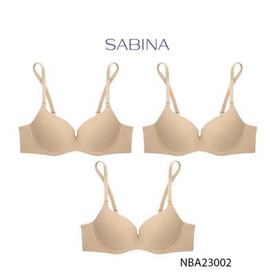 Combo 3 Áo Lót Mút Dày Siêu Nâng Ngực Màu Trơn Basic Doomm Doomm By Sabina NBA23002 (tương tự SBA7998)
