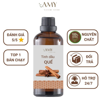Tinh dầu quế thiên nhiên xông phòng treo xe 100ml cao cấp thơm phòng đuổi muỗi thư giãn