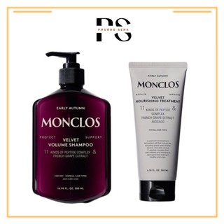 Sn1052 - combo dầu gội + ủ xả monclos hair therapy early autumn