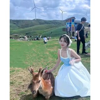 Váy thắt eo xanh - QCCC