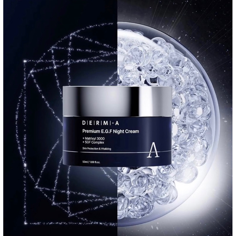 Kem đêm chống già cao cấp DERM-A Premium E.G.F Night Cream