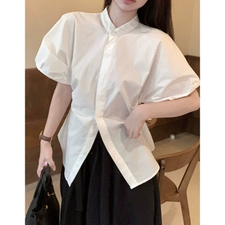 Áo Sơmi Tay Bồng Thắt Eo Basic SNUPI