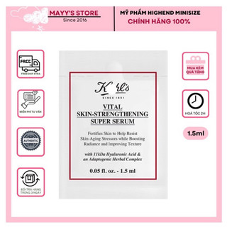 Sample Huyết Thanh Vital Skin Super 1.5ml | Serum 𝐊𝐢𝐞𝐡𝐥𝐬 Trẻ Hoá, Căng Bóng Da
