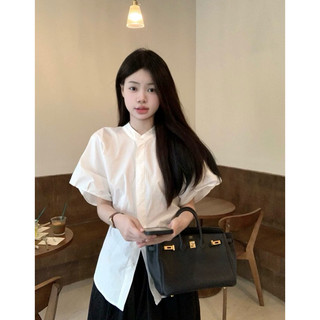 Áo Sơmi Tay Bồng Thắt Eo Basic SNUPI