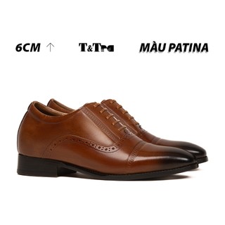 Giày cao nam a210nb - đánh màu thủ công patina