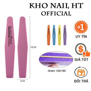 Phao dũa móng tay dài Sunshine, buffer phao dũa móng độ nhám 100/180