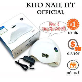 Máy hơ gel đèn hơ móng  sun 5 chữ nổi cảm ứng có công nghệ LED cảm ứng nhiệt tự động sấy